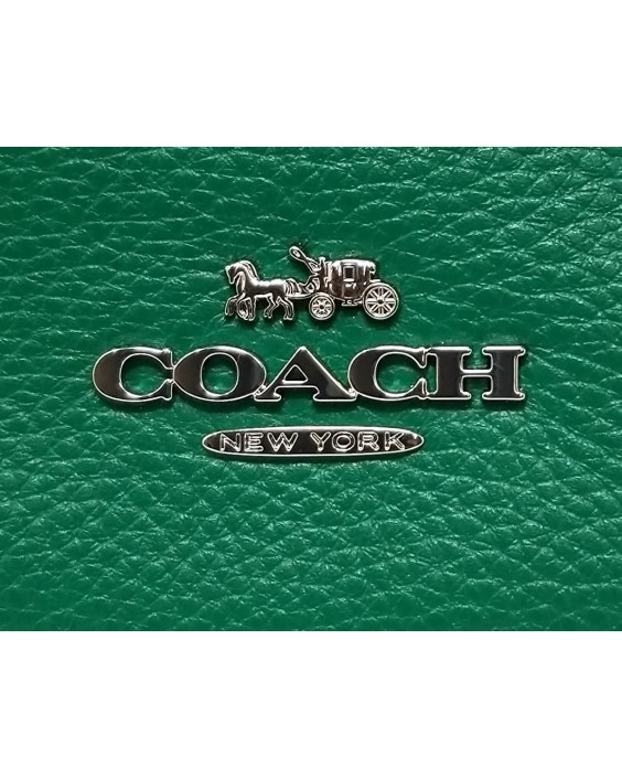 Kabelka Coach Kacey Satchel (Pebbled Kožená - Green)