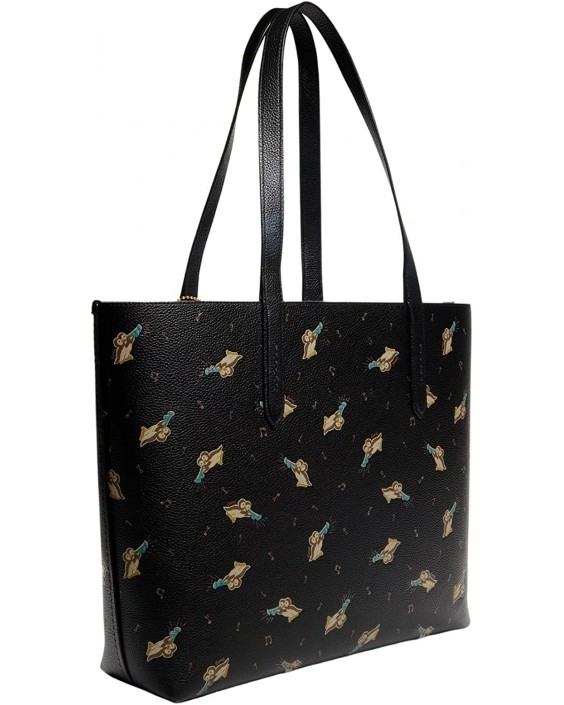 Kabelka COACH Highline Leather Tote with Musical Owl Print