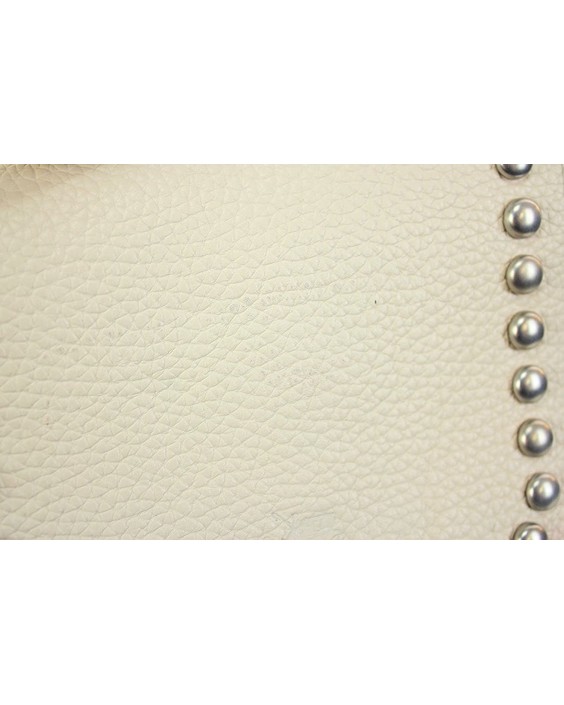 Kabelka Coach Pebbled Rivets Dakotah Flap Crossbody 35750 Cream