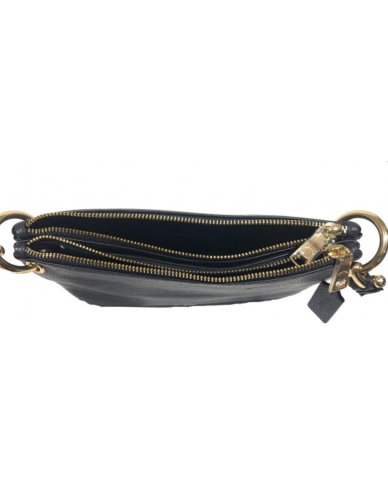 Kabelka Coach Mia Crossbody in Kožená & Signature Canvas