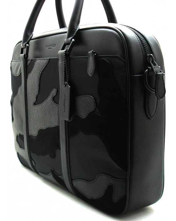 Kabelka COACH PERRY SLIM BREEF IN MIXED MATERIALS F11635, BLACK/BLACK MATTE