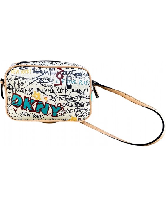 Kabelka DKNY Erin Camera Crossbody White Multi Graffiti One Size