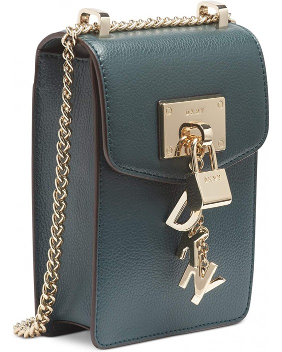 Kabelka DKNY Elissa Pebble Kožená Charm Chain Strap Crossbody (Twilight)