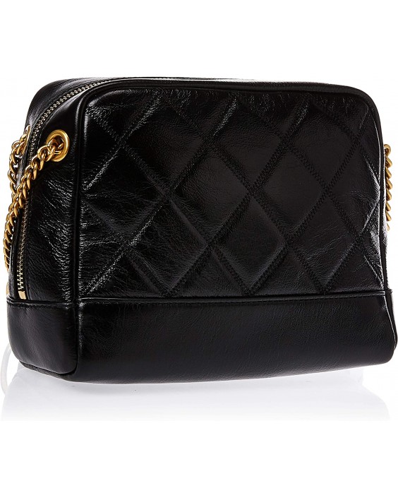 Kabelka Dkny Dkny Sofia Dbl Diamond In Shiny And Quilted Black Kožená Black