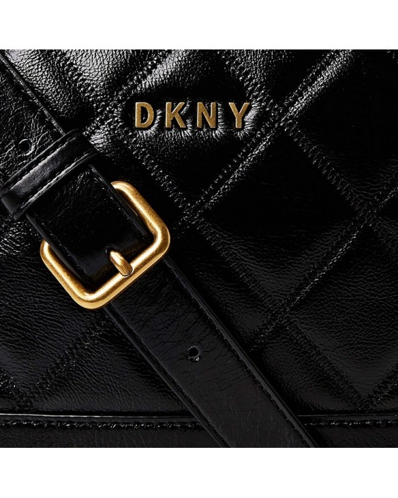 Kabelka Dkny Dkny Sofia Dbl Diamond In Shiny And Quilted Black Kožená Black