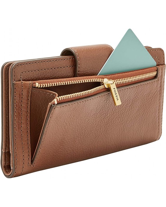 Fossil Logan Kožená RFID-Blocking Tab Clutch