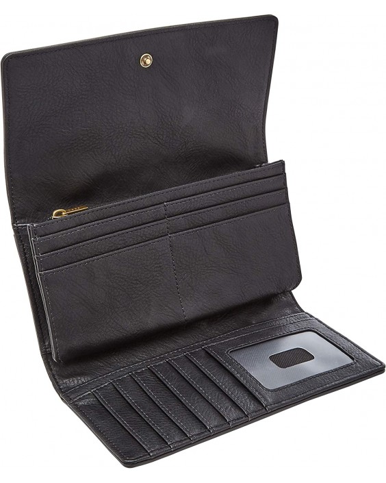 Fossil Logan Kožená RFID-Blocking Flap Clutch