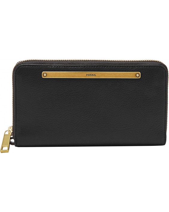 Fossil Liza Kožená Zip Around Clutch With Retractable Wristlet Strap