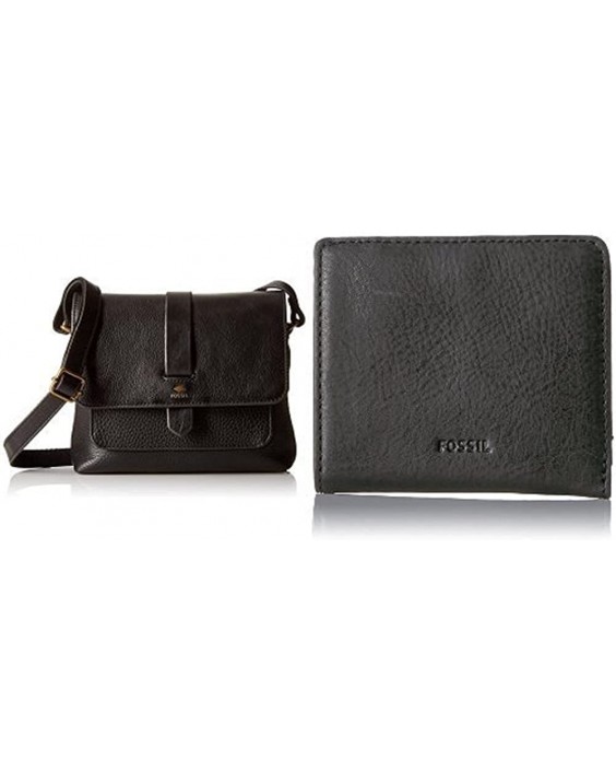 Fossil Kinley Small Crossbody with Emma Mini Rfid, Black