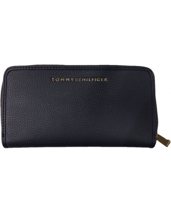 Tommy Hilfiger Continental Zip Around (Navy Monogram)