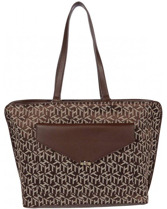 Kabelka Tommy Hilfiger Tessa Tote - TH Cube Jacquard