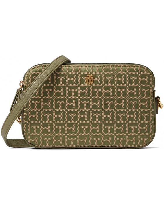 Kabelka Tommy Hilfiger Yvette II Camera Crossbody Square Monogram Jacquard