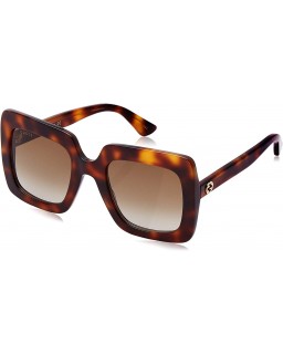 Gucci GG0328S 002 Havana GG0328S Square Lens Category 2 Size 53mm