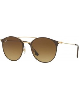 Ray-Ban RB3546 900985 49M Gold Top Brown/Brown Gradient 